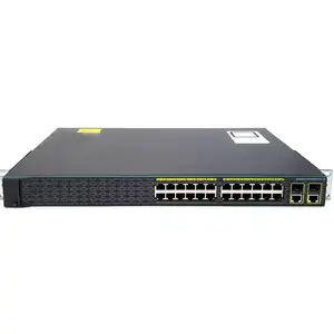 C atalyst 2960 Plus 24 10/100 (8 PoE) + 2 T/SFP LAN Lite Switch WS-C2960+24LC-S