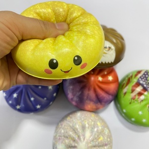 Jouet sensoriel anti-stress en PU à remontée lente, coloré, en forme de Bao Dumpling mystère, boîte surprise pour cadeaux, promotion, fête - Product Image 3