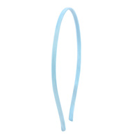 Bandeaux en Satin fin bandeaux en métal lisse 5mm artisanat bricolage bandeau coloré Satin couvert bandeaux unis pour filles et femmes