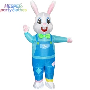 ชุดมาสคอตกระต่ายอีสเตอร์เป่าลม HESPER รุ่นใหม่ สำหรับการแสดงบนเวที ไข่อีสเตอร์ กระต่ายน้อย - Product Image 3
