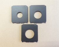 Plaque d'objectif pleine monture en alliage d'aluminium et acier inoxydable FotoHigh, usinée CNC, anodisée dure, pour Linhof Wista Ebony Tachihara