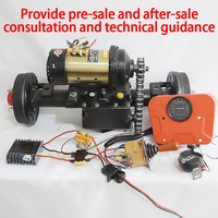Sepeda motor sikat DC sepeda roda tiga elektrik, set sepeda roda tiga kendaraan kekuatan tinggi bahan tembaga bekas 60v 1300w