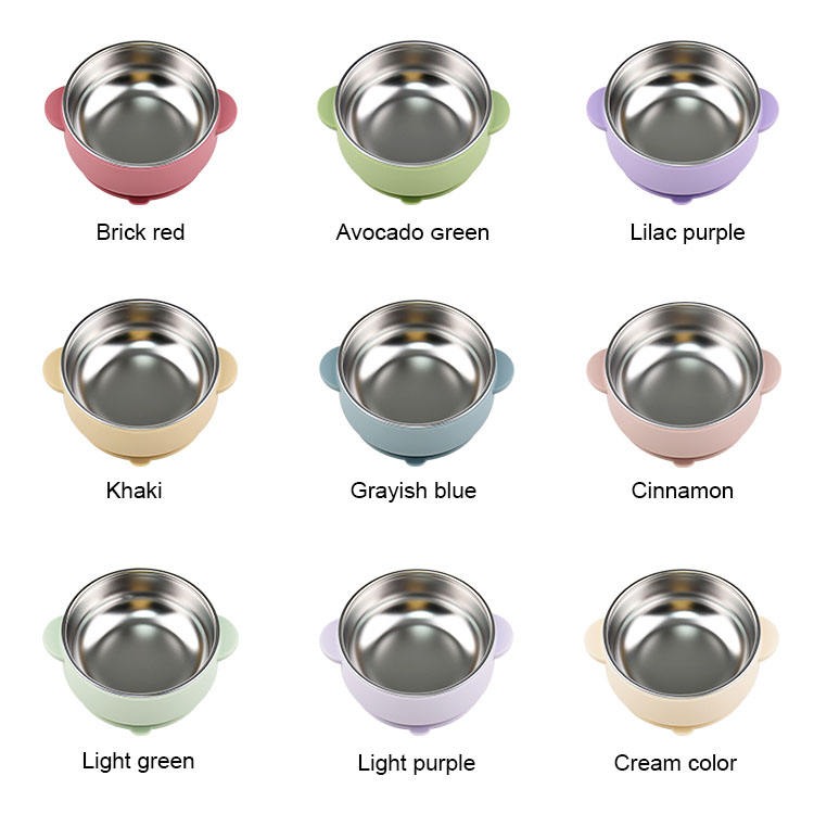 ชามซิลิโคนสแตนเลส