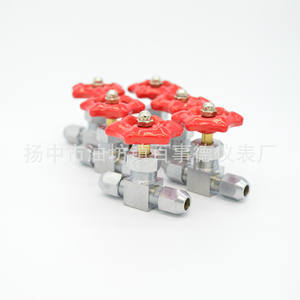 Robinet à aiguille manuel F6 en laiton, à réglage unidirectionnel, raccord de compression droit pour eau et gaz, structure à bille - Product Image 5