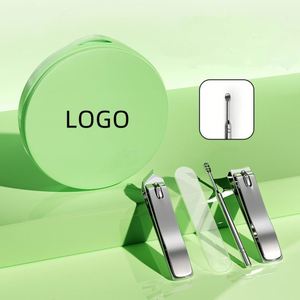 Vente en gros de coupe-ongles en acier inoxydable personnalisés avec logo professionnel, cadeaux promotionnels pratiques pour les voyages - Product Image 1