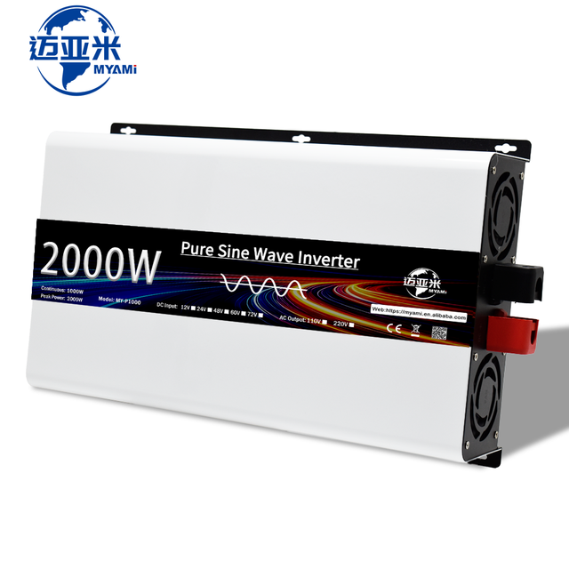 MYAMi 10KW/20KW High Power Pure Sine Wave Power Inverter 24V 48V 60V 72V Dc to Dc 220V 50Hz/60Hz Dual Output LCD for Home Use
