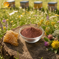 Poudre de propolis soluble dans l'eau personnalisée BEEHALL avec service OEM et étiquetage privé