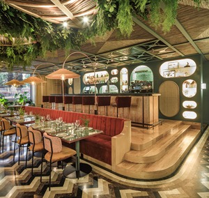 Juego de Muebles de Comedor de Ratán Moderno, Diseño Contemporáneo, Ecológico, Mesas y Sillas de Grado Comercial para Restaurante, Diseño Song, 5 Años de Garantía - Product Image 4