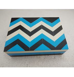 Caja de resina con estampado de papel 3D para joyería, embalaje de regalo para collar, pendientes, anillo, caja de exhibición de joyería de lujo - Product Image 3