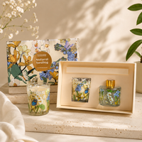 Coffret Cadeau Luxe Personnalisé Parfum d'Ambiance Diffuseur à Bâtonnets Bougie Parfumée Boîte Cadeau OEM/ODM Marque Privée Export Direct Usine