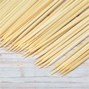 Bamboo Marshmallow Roasting Sticks for BBQ Tool Skewers Not Coated Shape All-season Bulk Packing