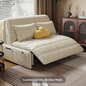 Modern Electric Remote Control <b>Sofa</b> Bed Latest Automatic <b>Folding</b> Couch Foldable Metal for Living Room - Product Image 6