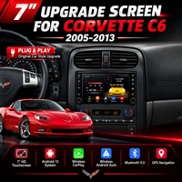Écran stéréo HD RoadNavi 7'' Navigation Android pour Chevrolet Corvette C6 2005-2013 Lecteur multimédia vidéo CarPlay sans fil