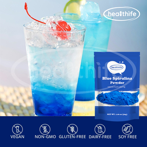 علامة خاصة مكمل فيكوسيانين طبيعي عالي الجودة مسحوق سبيرولينا أزرق فيكوسيانين - Product Image 4