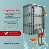 Überlaufschutz-Glaswasserzirkulationssystem für Aquarien, Fischbecken-Umlaufbox, Filterbehälter-Zubehör