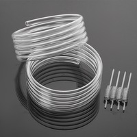 Tubos de Vidrio de Cuarzo Transparente en Espiral Doble con Servicios de Corte, Doblado y Soldadura para Uso Industrial - Venta de Fábrica