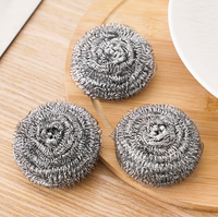 Brosse en spirale à récurer en acier inoxydable à bas prix pour brosses métalliques en acier inoxydable de cuisine épurateur en acier inoxydable