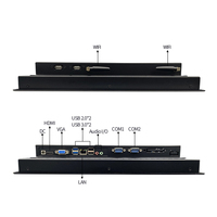 Win Win10 PC 12.1 13.3 15 17 19 pouces panneau industriel LCD écran tactile intégré ordinateur industriel accessoires PC industriels