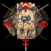 Dwi Dowellin 1/18 Uzaktan Kumandalı M1A2 RC Tankı, 2.4Ghz, 10 Kanallı Abrams Ana Muharebe Tankı, Çocuklar ve Yetişkinler için Askeri Oyuncak