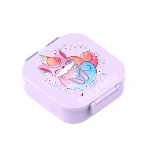 Adorable <strong>Princess</strong> Children's <strong>Lunch</strong> <strong>Box</strong>: Compact 3 Compartment Container with Secure Latch for Outings - Product Image 5