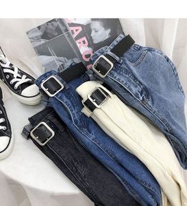 HANO Jeans maman pour <span class=keywords><strong>femme</strong></span> Streetwear décontracté pour <span class=keywords><strong>femme</strong></span> Pantalons Harem pour petit ami Pantalons denim taille haute pour <span class=keywords><strong>femme</strong></span> - Product Image 4