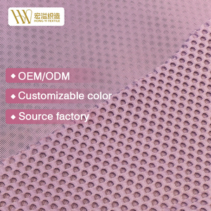 Ba lớp sợi dọc dệt kim 100% polyester lưới vải cho giày OEM thoáng khí nhẹ với Quản lý Độ ẩm - Product Image 1