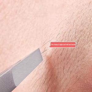 Pinzette di Alta Qualità in Acciaio Inossidabile con Punta Affilata per Modellare le Sopracciglia e Rimuovere i Peli del Viso - Product Image 4