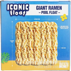 Flotador Inflable Gigante con Forma de Fideos, Colchoneta Acuática Simulada para Piscina, Recreación Acuática para Adultos, PVC Ecológico - Product Image 4