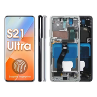 Écran LCD de téléphone portable pour Samsung S10 S20 S21 S22 S23 S24 Plus S25 Ultra, remplacement d'écran AMOLED avec cadre
