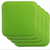 Coussin de chaise personnalisé en feutre de laine rond, carré ou rectangulaire, respirant, doux et confortable pour le bureau, la maison, la salle à manger et la cuisine