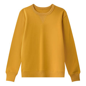 <span class=keywords><strong>Sudadera</strong></span> Extra Grande de Algodón Grueso <span class=keywords><strong>Beige</strong></span> para Mujer, Bordada Personalizada, Felpa Francesa Lisa, Otoño Invierno, ODM, <span class=keywords><strong>Sin</strong></span> <span class=keywords><strong>Capucha</strong></span> - Product Image 2