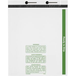 Sac Wicket 9x14 1,5 Mil LDPE Transparent avec Avertissement de suffocation Prêt à être expédié - Product Image 1