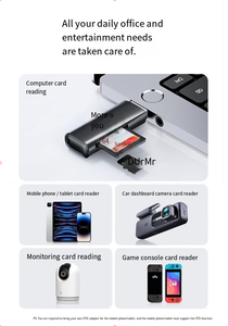 El lector de tarjetas USB de alta velocidad es adecuado para cámaras réflex de una sola lente, cámaras de salpicadero, monitoreo, almacenamiento y tarjetas de memoria - Product Image 3