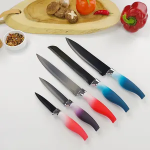 Nouvel arrivage de couteaux de cuisine pointus couperet à viande ensemble de couteaux de chef professionnels en acier à haute teneur en carbone