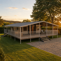 Maison conteneur extensible 1 unité – Location courte durée au Royaume-Uni – Cabine préfabriquée modulaire avec salle de bain et cuisine – Unité d'hébergement de vacances