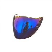 Visière de casque moto pour K5 JET, remplacement de la lentille de casque demi-coque, protection UV400, pare-soleil, accessoires anti-buée pour casque moto