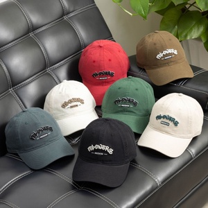 Wholesale Soft Top Embroidered Baseball <b>Cap</b> Custom Logo Reversible Buckle Curved Brim Unisex Casual Sun Hat - Product Image 3