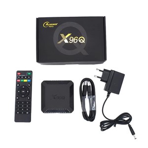 Prix d'usine <span class=keywords><strong>X96Q</strong></span> Allwinner H313 Android TV Box 1 Go/8 Go Quad Core 100M LAN 2.4 GHz Wifi Android 10 Prise en charge de l'<span class=keywords><strong>IPTV</strong></span> - Product Image 1