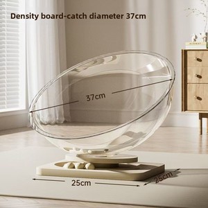 Casa para gatos <span class=keywords><strong>de</strong></span> lujo al por mayor, cápsula espacial acrílica transparente, plato giratorio <span class=keywords><strong>de</strong></span> madera <span class=keywords><strong>de</strong></span> pino inspirado, cama para gatos, suministros para mascotas - Product Image 5