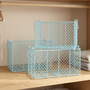 Juego de 3 cestas de alambre metálico - Product Image 2