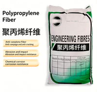 Material de Ingeniería, Fibra de Polipropileno de Alta Resistencia de 6 mm, 100% Polipropileno, Resistente a las Grietas, para Uso en Exteriores, Construcción de Hormigón