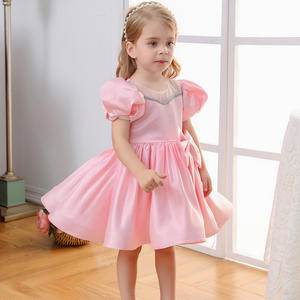 Vestido de Fiesta de Cumpleaños para Niñas, con Mangas Abullonadas y Lazo, Vestido de Bautizo con Forro de Algodón, Vestidos de Princesa de Alta Calidad para Bebés - Product Image 3