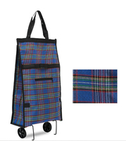 Sac de courses OEM avec roulettes, chariot de courses pliable, sacs d'épicerie réutilisables, sacs de courses à roulettes
