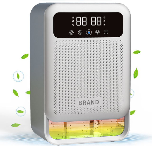 Smart Dehumidifier for Home with air Purifier 128 Oz  592 Square Feet Semiconductor Dehumidifier  Mini Dehumidifier Portable