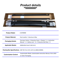 Couvercle souple en vinyle enroulable pour couvercle de tonneau 2009-2014 Ford F-150 Styleside 5.5 'Lit 66 "Accessoires de camion