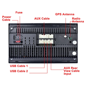 Lecteur de <span class=keywords><strong>voiture</strong></span> Android de 7 pouces, 2 DIN, Support de Navigation GPS, carte de recul, lecteur vidéo, autoradio stéréo, autoradio multimédia - Product Image 4