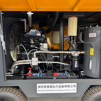 Kompresor Udara Sekrup Bertenaga Diesel Khusus untuk Teknik dengan Frekuensi Industri, Daya Kuat, dan Generator Tipe Mobile