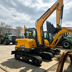 Vente Flash : Mini-Excavatrice SE60 de 6 Tonnes, Haute Performance, Compacte, Hydraulique, sur Chenilles, pour Travaux de Construction et Terrassement - Product Image 1