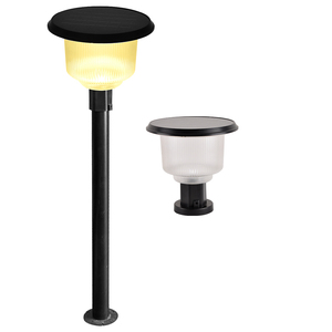 Nuevas Lámparas Solares de Pilar con Diseño Innovador, IP65 Impermeables, Ángulo de Haz de 360°, Focos Decorativos para Jardín Exterior, Fuente de Luz de 118 LED, Regulables - Product Image 2