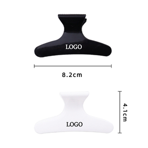 Logo personnalisé <span class=keywords><strong>de</strong></span> haute qualité noir WhiteBeauty coiffure pince <span class=keywords><strong>de</strong></span> barbier <span class=keywords><strong>moins</strong></span> <span class=keywords><strong>cher</strong></span> en plastique pinces papillon pour la <span class=keywords><strong>coupe</strong></span> <span class=keywords><strong>de</strong></span> <span class=keywords><strong>cheveux</strong></span> - Product Image 2